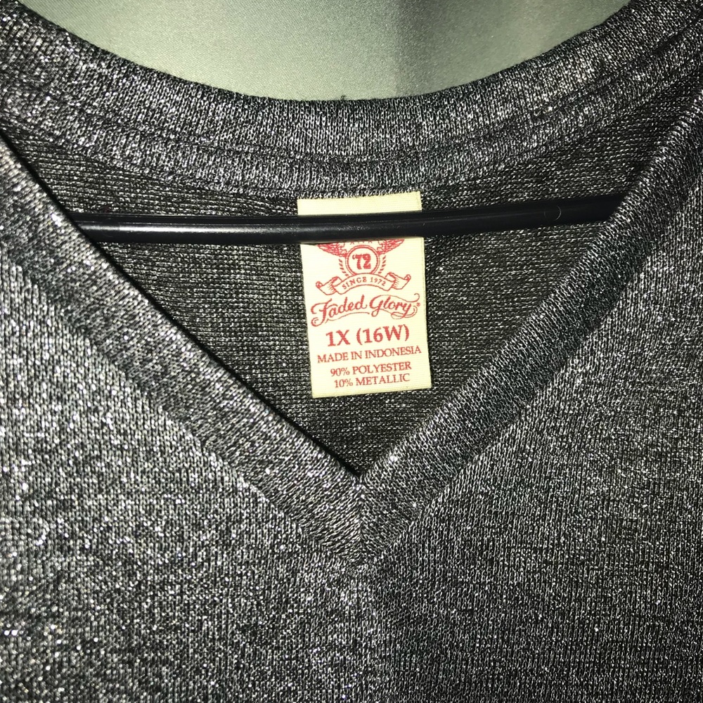 Faded Glory Shimmer Top - Picture 2 of 2